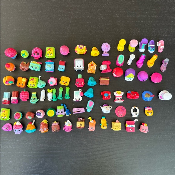 Shopkins Lot of 80 | Kitchen | Food | Hats  | Shoes - Picture 1 of 7